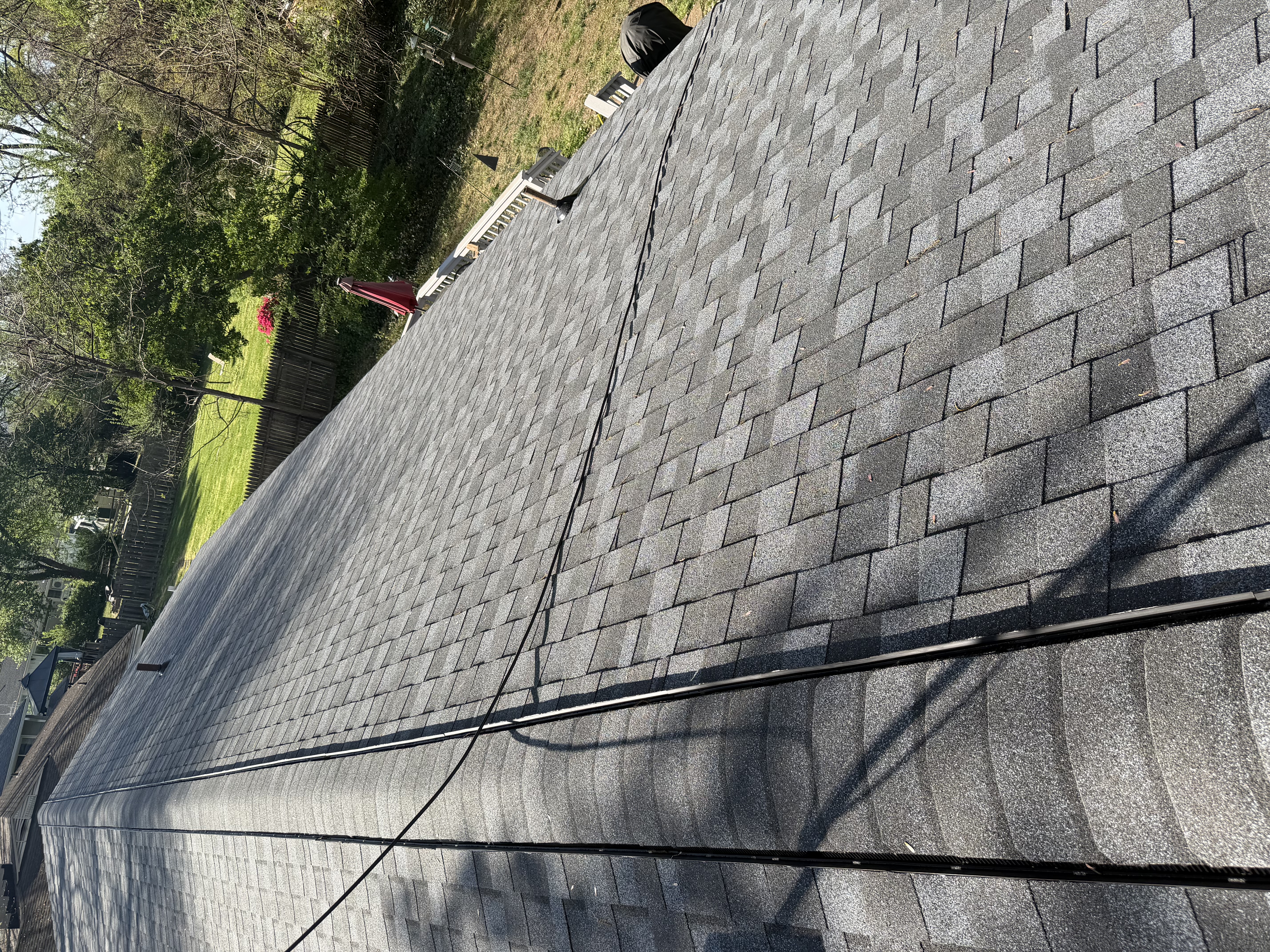 new shingles installed